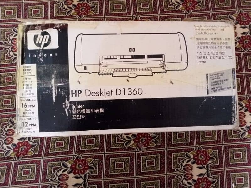 Hp Deski D1360 color printer with box 8