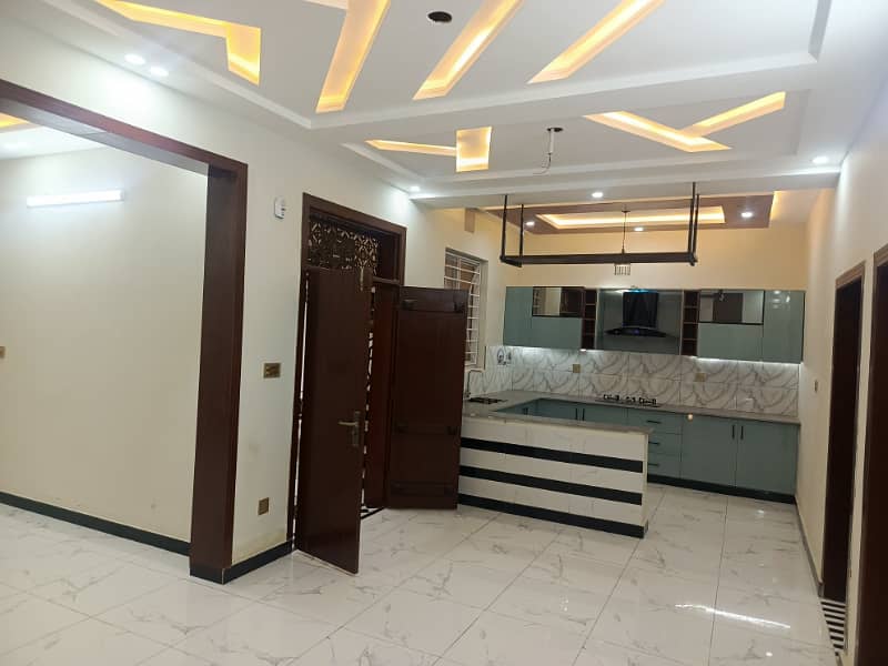 Ultra Designer Beutiful 6 Marla One and Half Story House for Sale With All Facilities in Airport Housing Society Near Gulzare Quid Express Highway Gulberg Greens Residencia 12