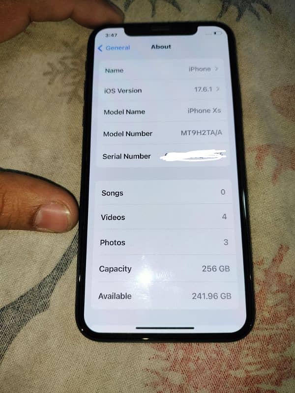 iphone XS 256gb 5