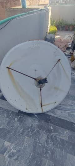 Dish with receiver