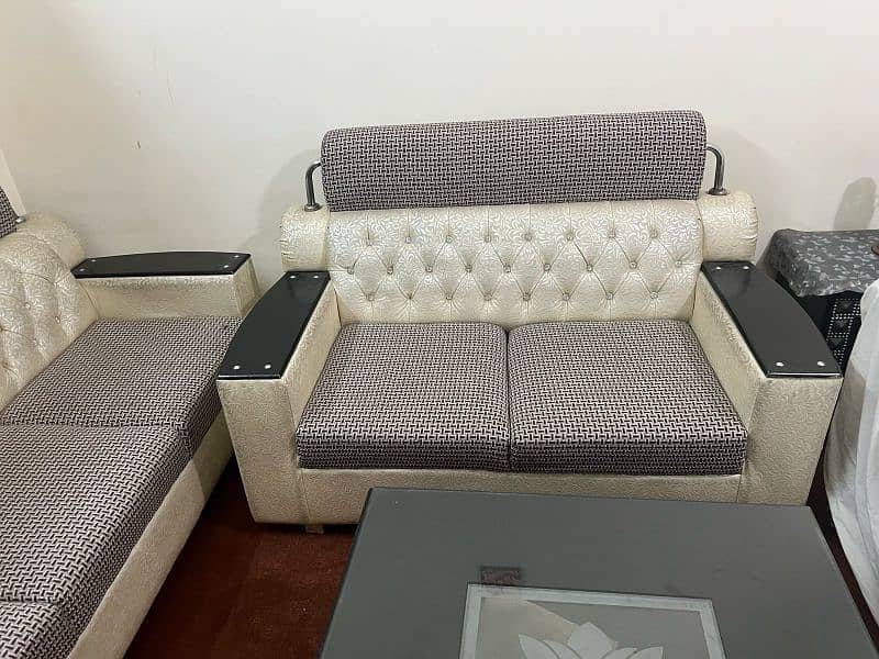 7 setaer Sofa Set + 2 seater single seat for sale 1