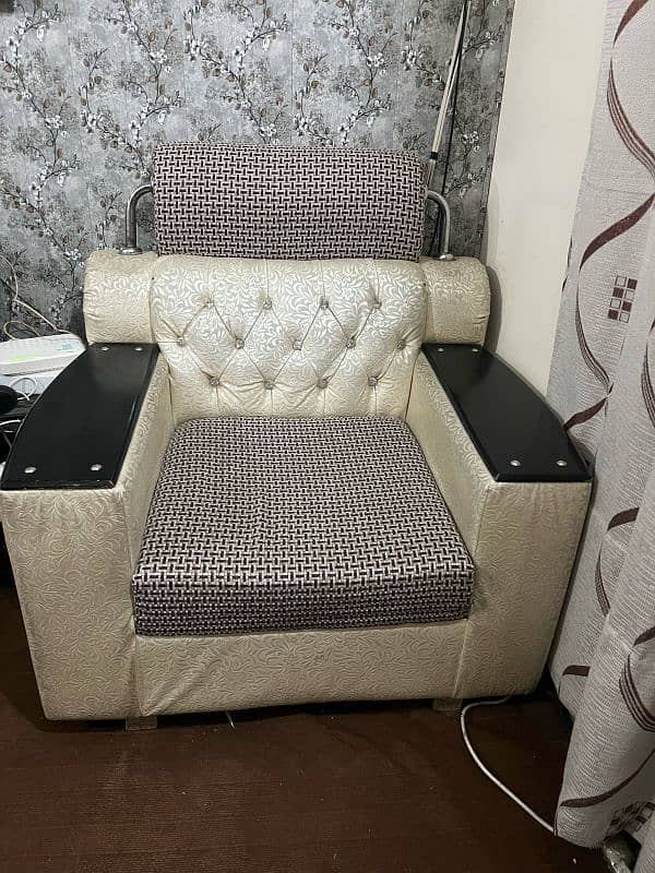 7 setaer Sofa Set + 2 seater single seat for sale 3