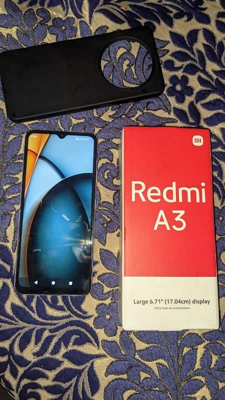 Redmi a3 4/64 brand new 10/10 condition box charger 6