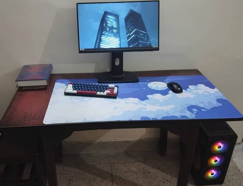 Gaming Setup (PC + HEADSET + MOUSE + LED MONITOR + MOUSEPAD +KEYBOARD) 0