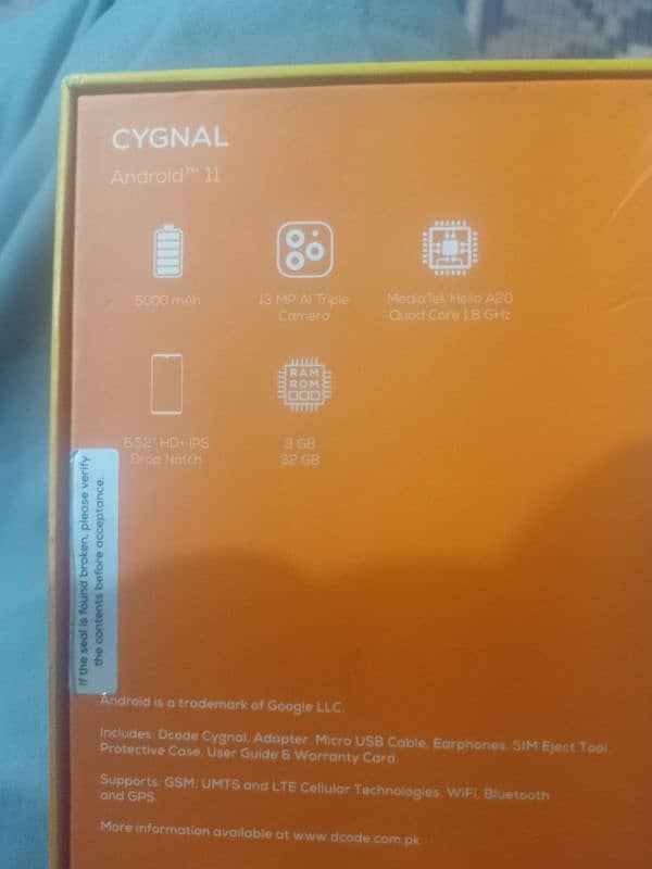 Dcode cygnal Ram 3GB Rom 32GB 4