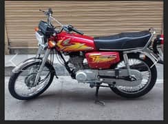 Honda cg 125 2021 modal all ok 03088357146