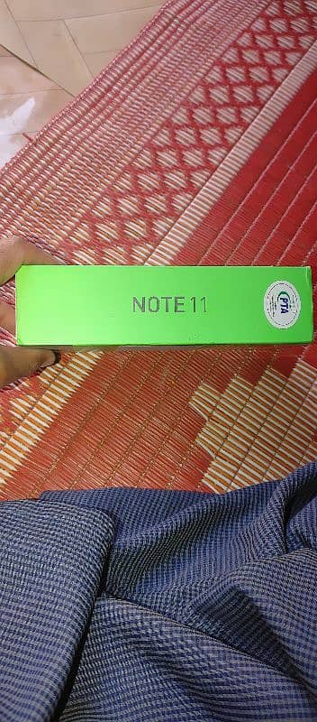 infinax note 11 . . box and cover no mobail 1