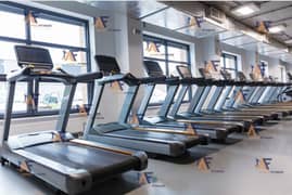 Less used branded treadmills gym equipment spin bikes ellipticals