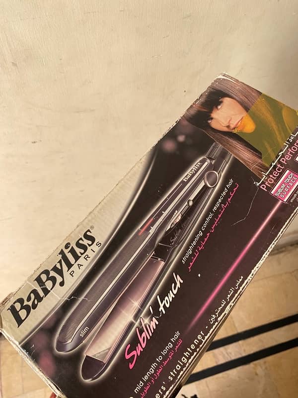 babyliss hair straightener 2