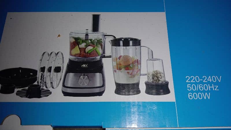 Anex Food factory,Kitchen Robot,Chopper Blender,600 Watt copper Motor. 2