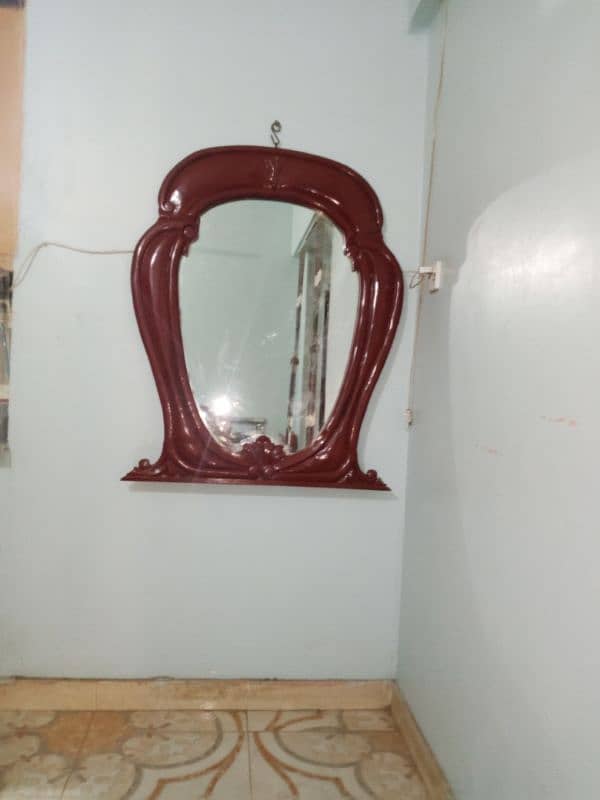 wall mirror with Sheesham fream 2