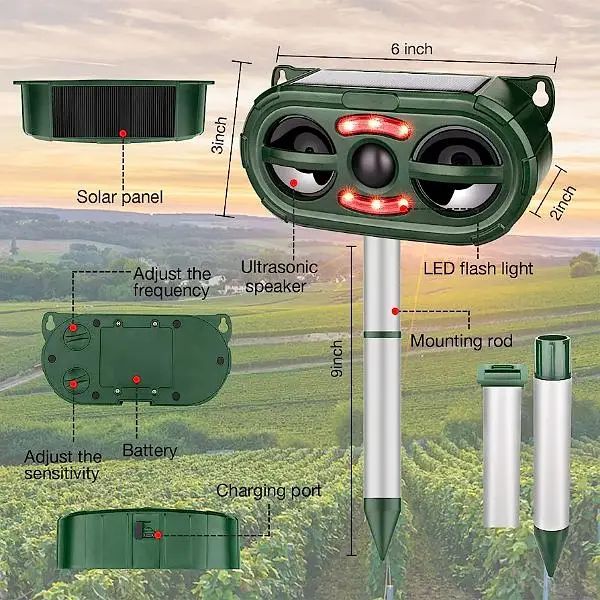 birds Ultrasonic Animal Repeller waterproof — photo 10