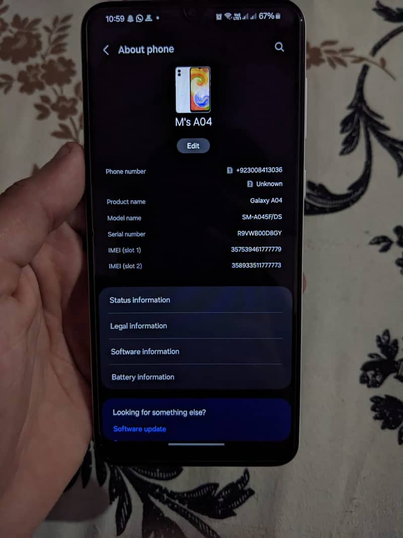 Samsung A04 urgent sale need cash exchange possible 6