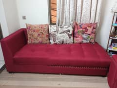 8 seater sofa set with big cushions