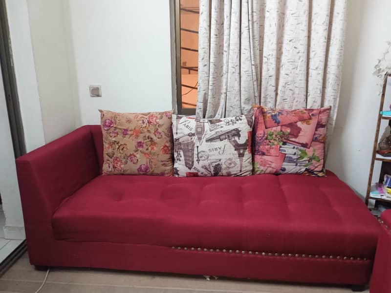 8 seater sofa set with big cushions 1