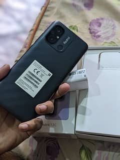 Redmi 12c 4gb 128gb black color pta aproved