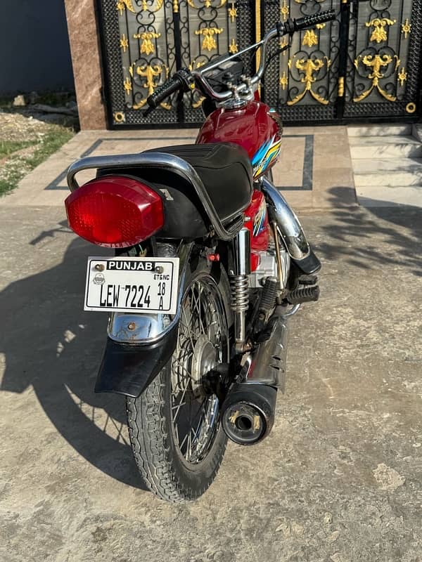 *Honda CG 125 ( Model  2018) Total Genuine* 4