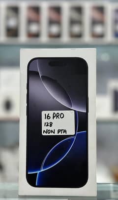 Apple 16 Pro 128gb Non pta Black color box pack Non active