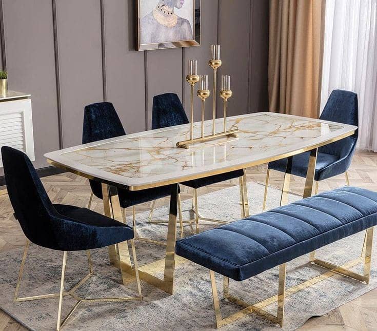 Dining Table - 6 Seater Dining Table - Dining Table With Dining Chairs 14