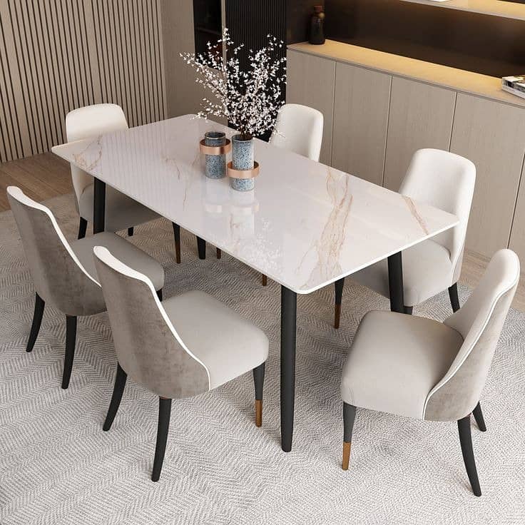 Dining Table - 6 Seater Dining Table - Dining Table With Dining Chairs 17