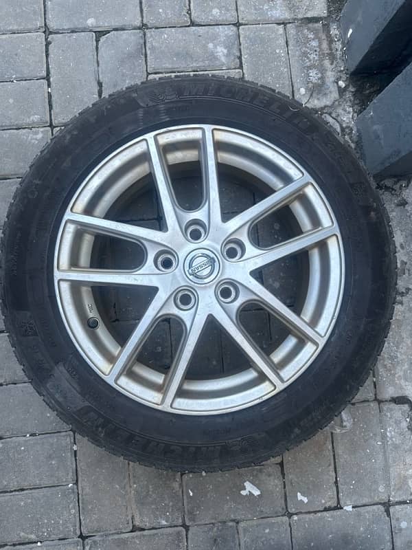 nissan original rims with tires tyres 1