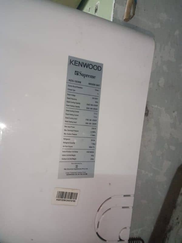 Kenwood AC 1.5 ton 4