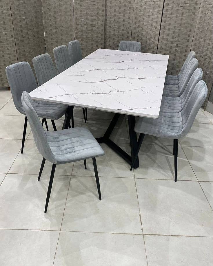 Dining Table - 6 Seater Dining Table - Dining Table With Dining Chair 14