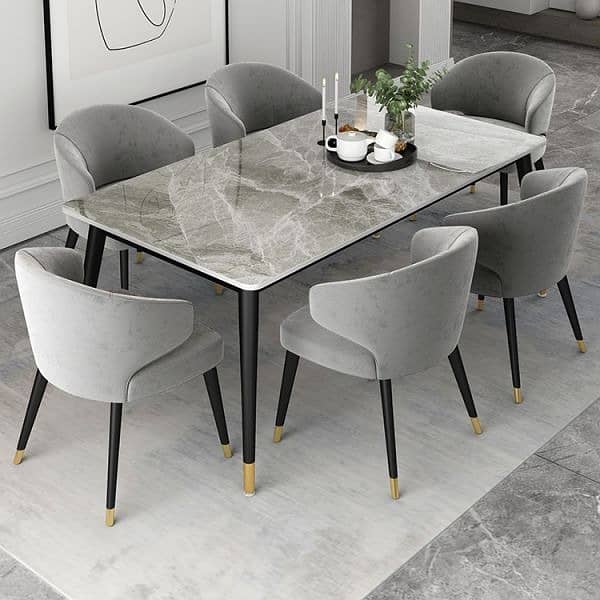 Dining Table - 6 Seater Dining Table - Dining Table With Dining Chair 19