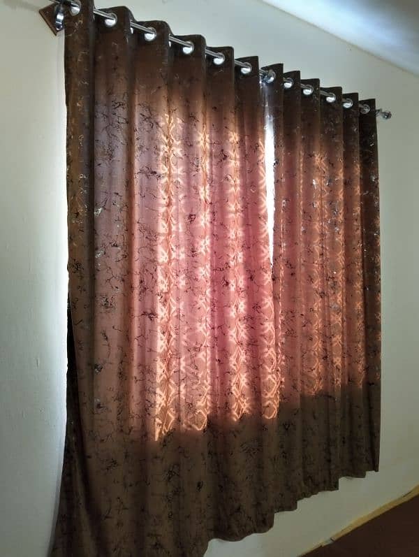 Brown Curtains 0