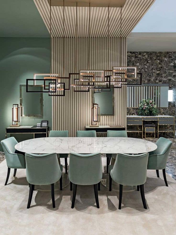 Dining Table - 6 Seater Dining Table - Dining Table With Dining Chair 13