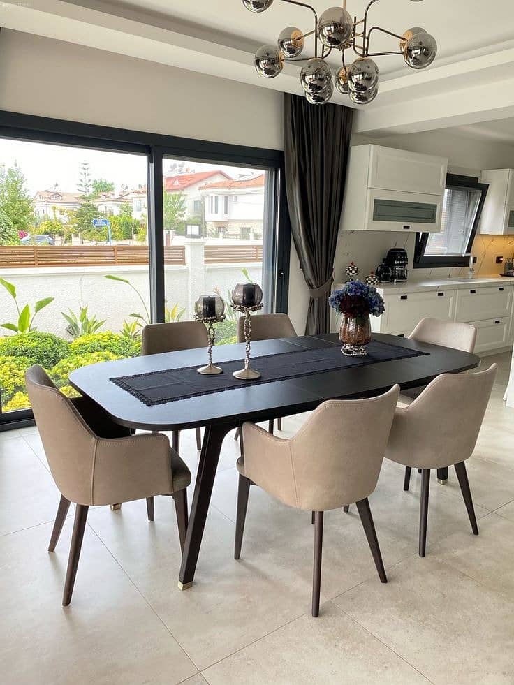 Dining Table - 6 Seater Dining Table - Dining Table With Dining Chair 15