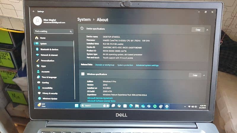 Dell core i5 8th gen touch screen 4