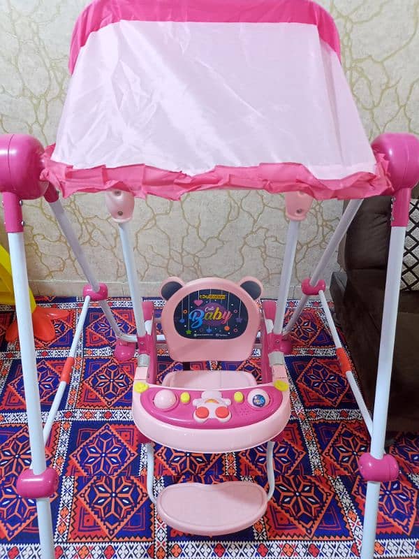 Baby Swing Pink 2