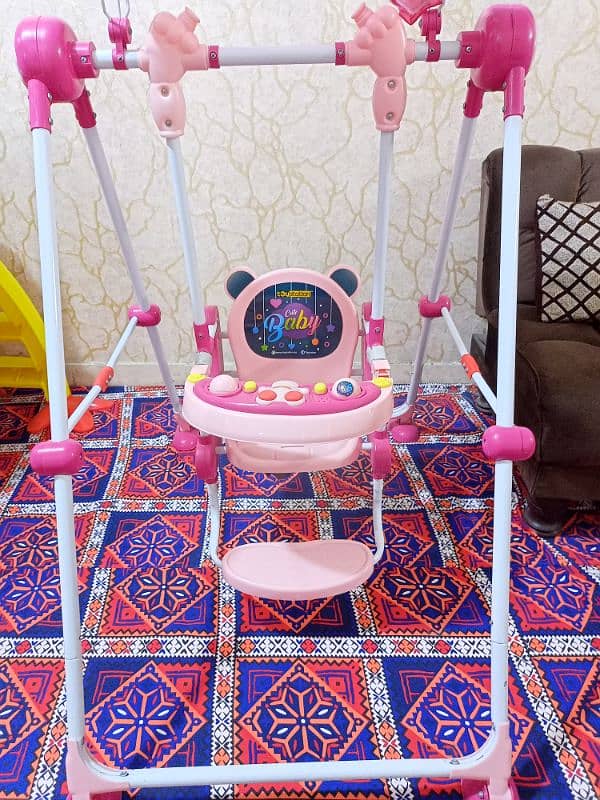 Baby Swing Pink 3