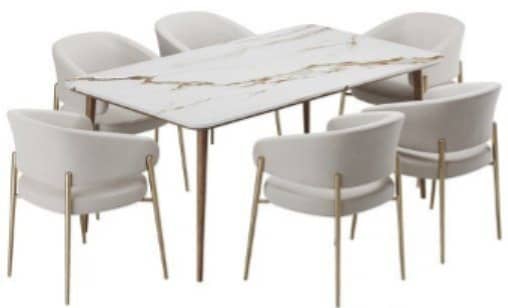 Dining Table - 6 Seater Dining Table - Dining Table With Dining Chair 10