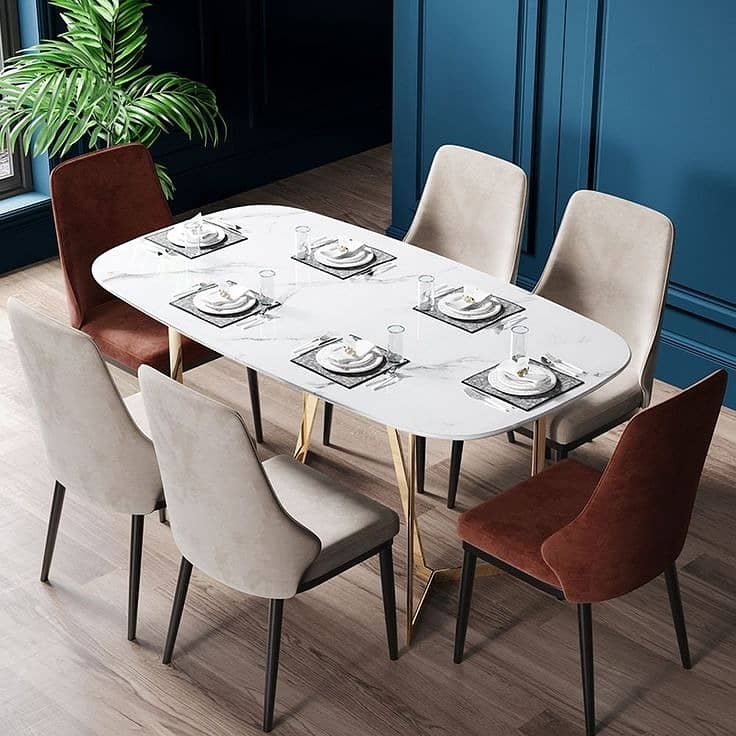 Dining Table - 6 Seater Dining Table - Dining Table With Dining Chair 16