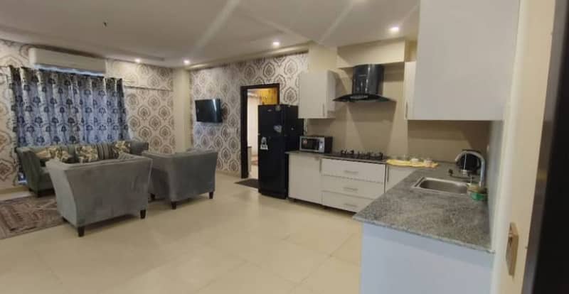 Cube 2 bedroom furnished apartment available for rent in bahria enclave Islamabad 1