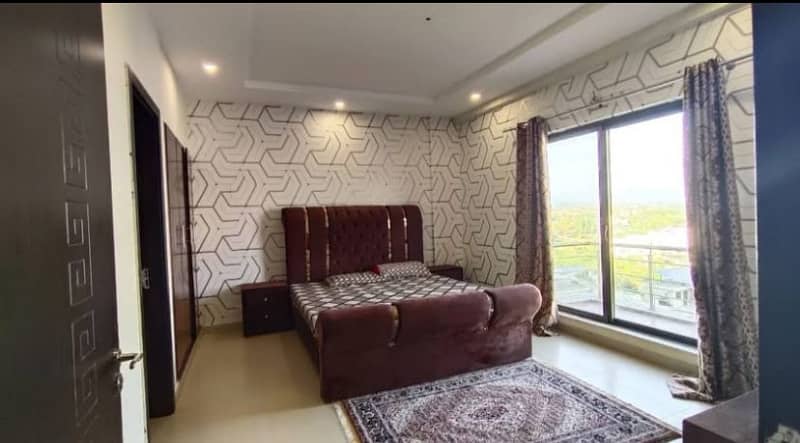 Cube 2 bedroom furnished apartment available for rent in bahria enclave Islamabad 9