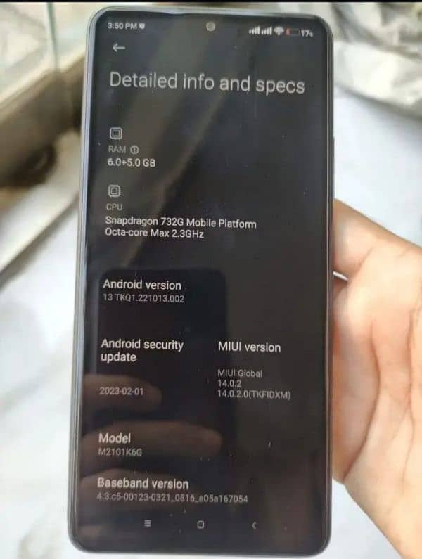 Redmi note 10 Pro ram 6+5 gb 128gb 03182949604 5