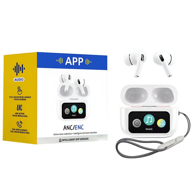 A14 Pro Anc Bt 5.4v Jerry Chipset Wireless Touch Display Airpods White 2