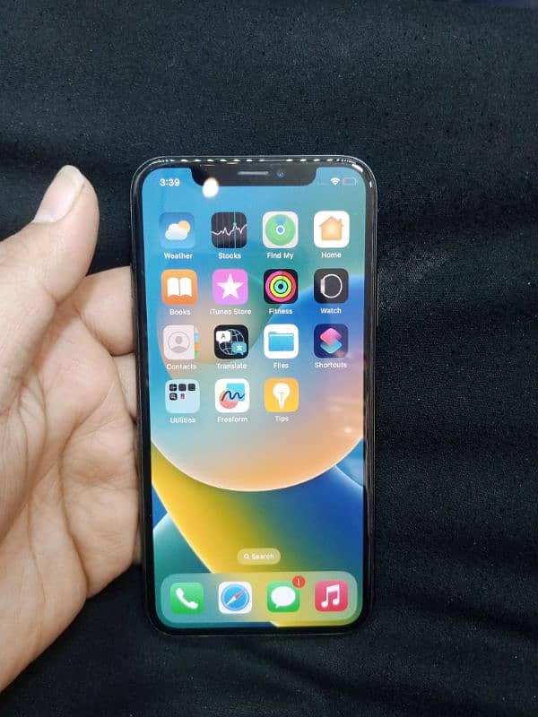 iphone x 256gb non PTA jv face I'd issue 0