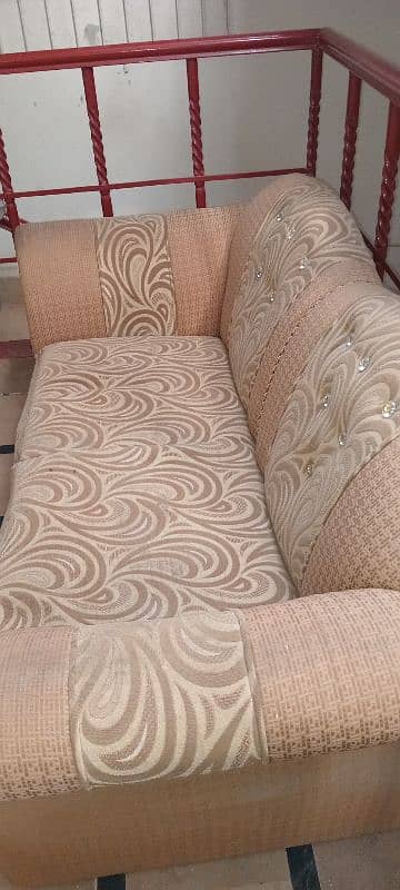 used sofa set available. 1