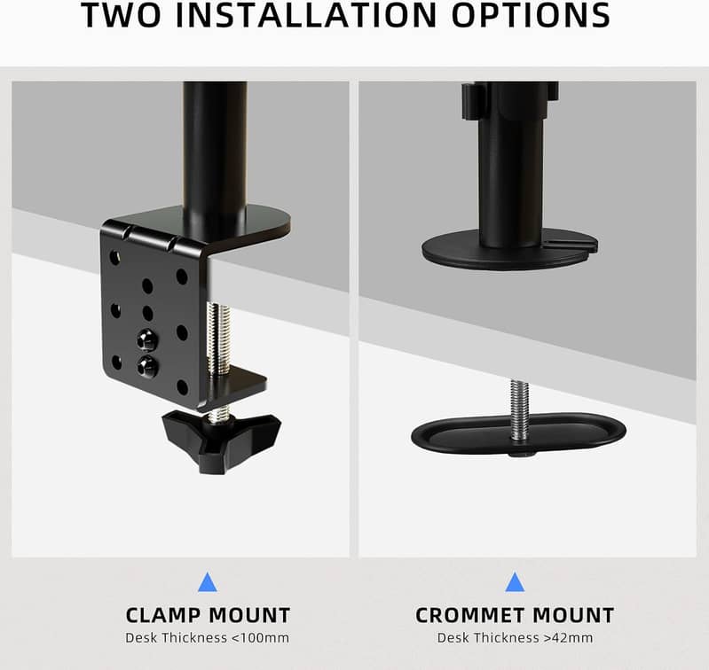 Monitor Stand Desktop Mount  Adjustable Arm VESA 15"-33"  COD 5