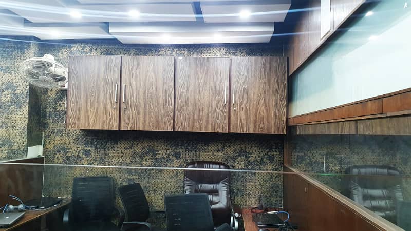 800 sqft Fully Furnished Office Original Pics Main Boulevard Gulberg For Rent 8