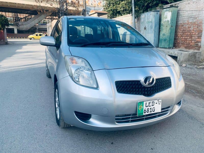 Toyota Vitz 2007 model 2012 register totally untouched. . 9