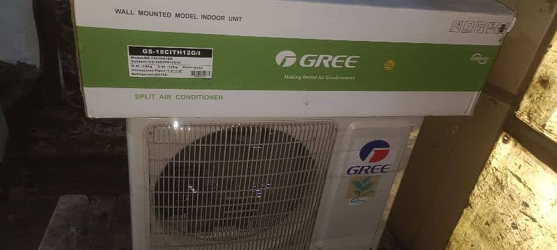 GREE 1.5ton DC inverter heat and cool only one month use 1