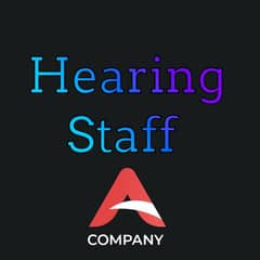 Hearing Staff for Office Base Male Female and Students