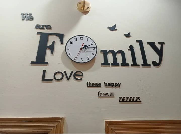 We Are Family Wall Clock 1