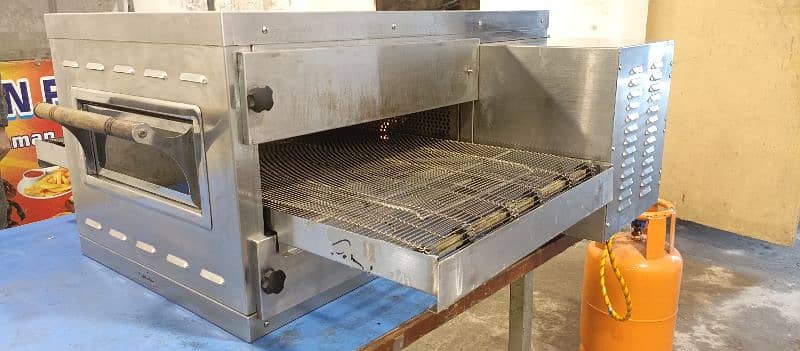 19" conveyor belt pizza oven Korean middleby Marshall 5