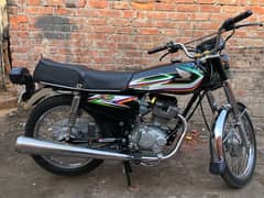 Honda CG 125 golden number